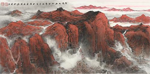 吞吐大荒的雄浑——论倪健民《五台山雪霁》的艺术境界与意象重构